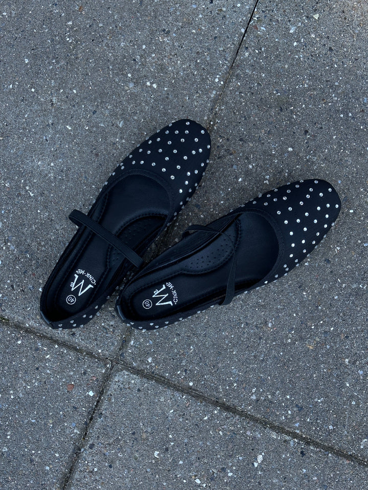 Kayla Glitter Ballerina - Black