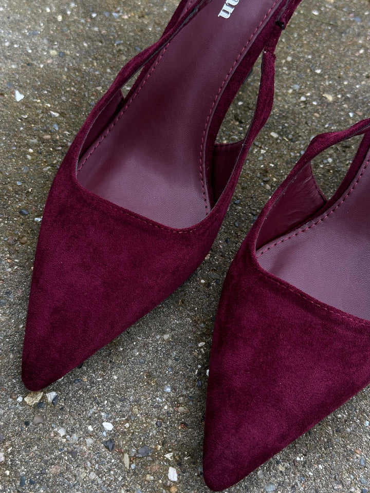 Stephanie Slingback Pumps - Bordeaux
