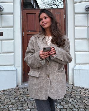 Elnora Blazer - Beige/White