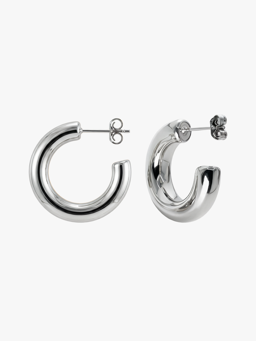 Eve Large Hoop Earrings - Stainless Steel