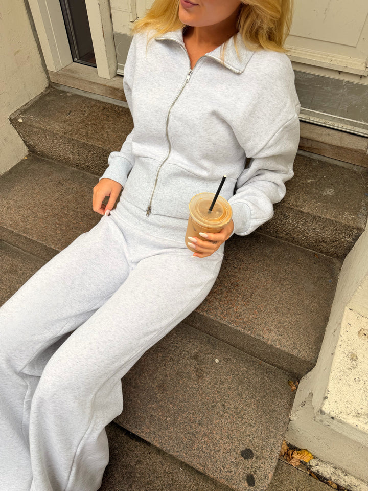 Ingeborg Sweatpants - Light Grey Melange