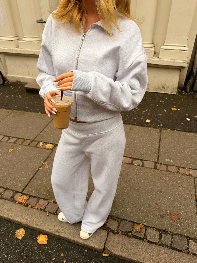 Ingeborg Sweatpants - Light Grey Melange