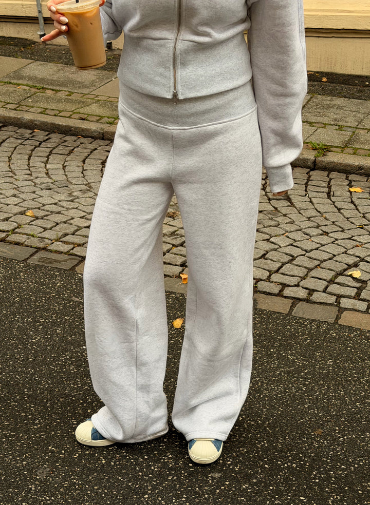 Ingeborg Sweatpants - Light Grey Melange