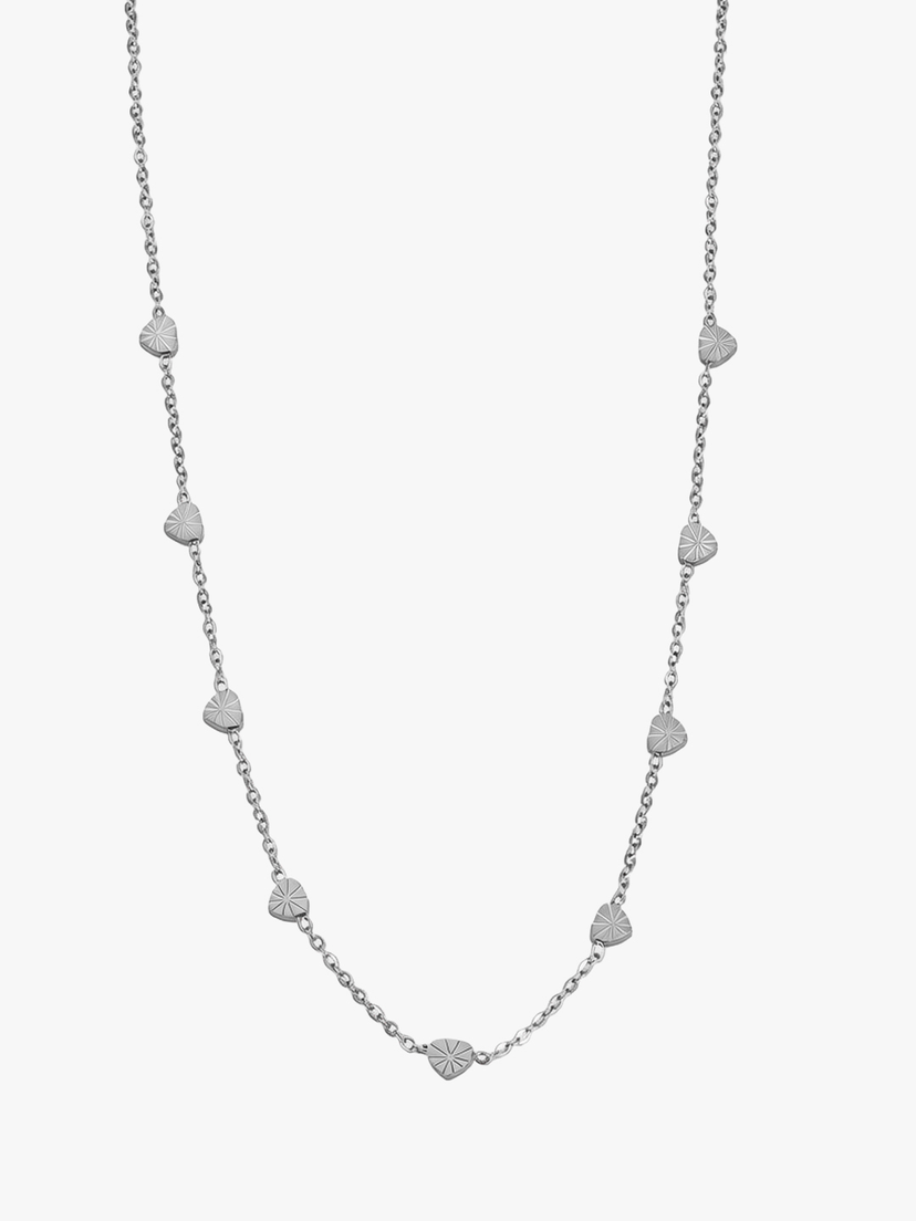 Emmeline Mini Heart Necklace - Stainless Steel