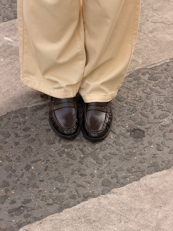 Melinda Loafers - Shiny Dark Brown