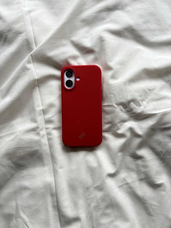 iPhone 16 Cover - Cherry Red