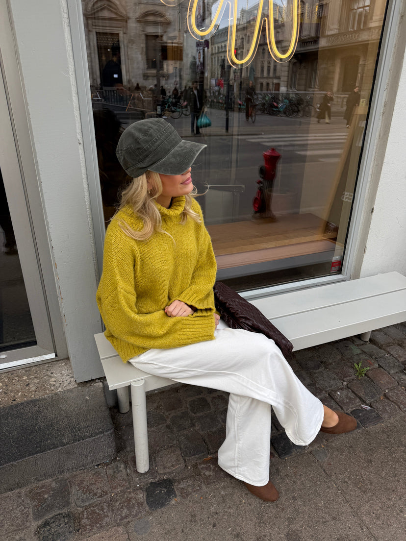 Isabella Chunky Knit - Mustard