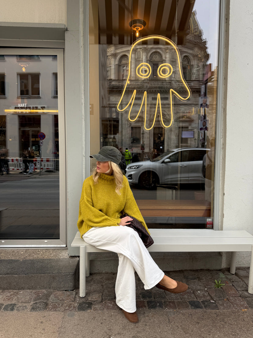 Isabella Chunky Knit - Mustard