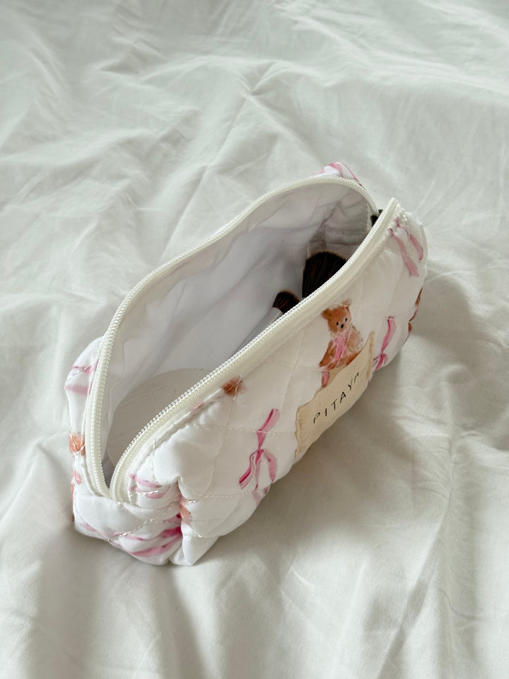 Small Makeup Bag - Cute Teddy