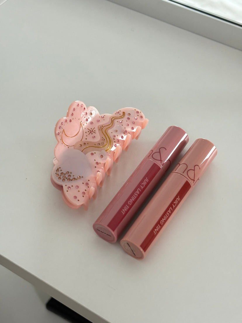 Mille Large Universe Hairclip - Light Pink