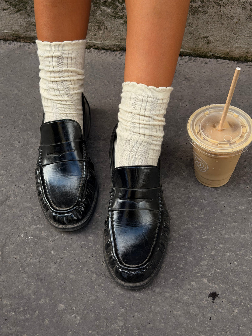 Melinda Loafers - Shiny Black