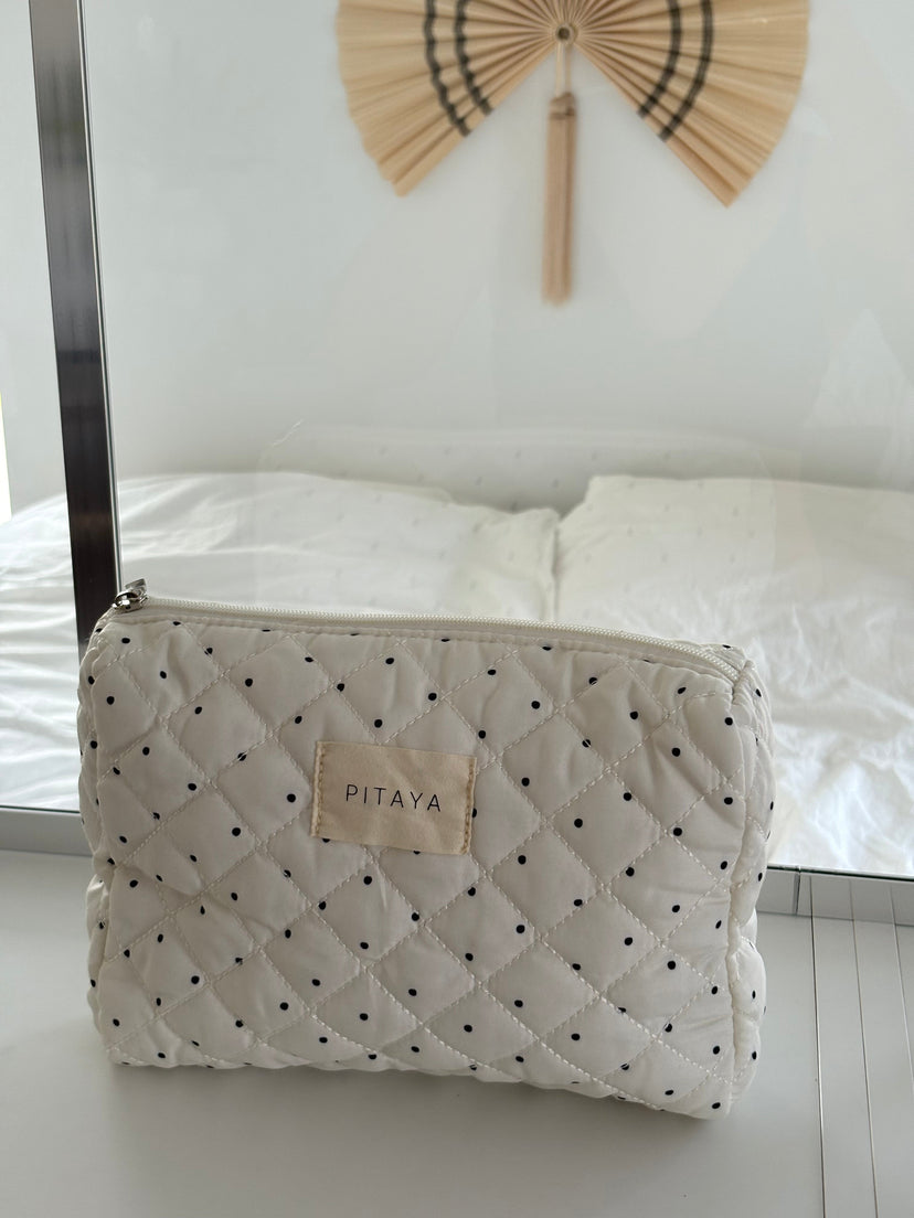 Medium Makeup Bag - Dots