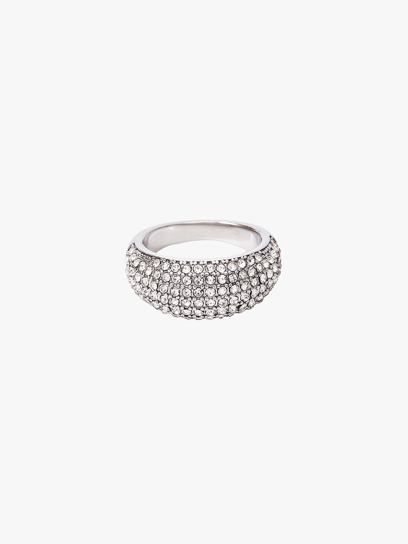 Nola Chunky Stone Ring - Stainless Steel