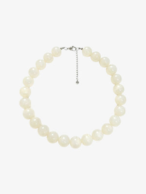 Joanna Pearl Necklace - White