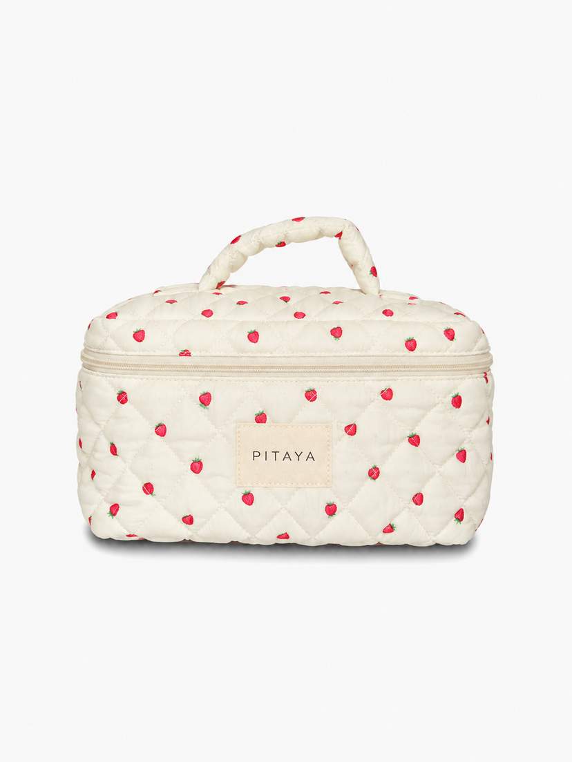 Large Makeup Bag - Strawberries