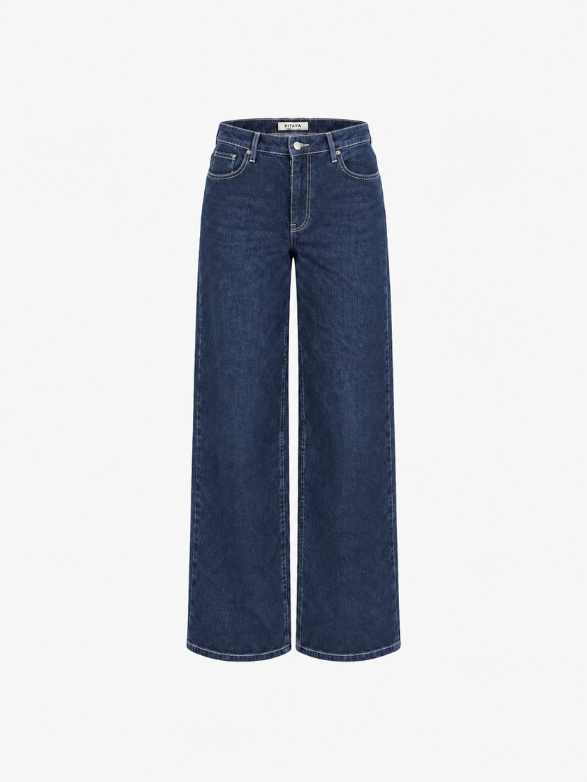 Luna Denim Jeans - Navy Blue