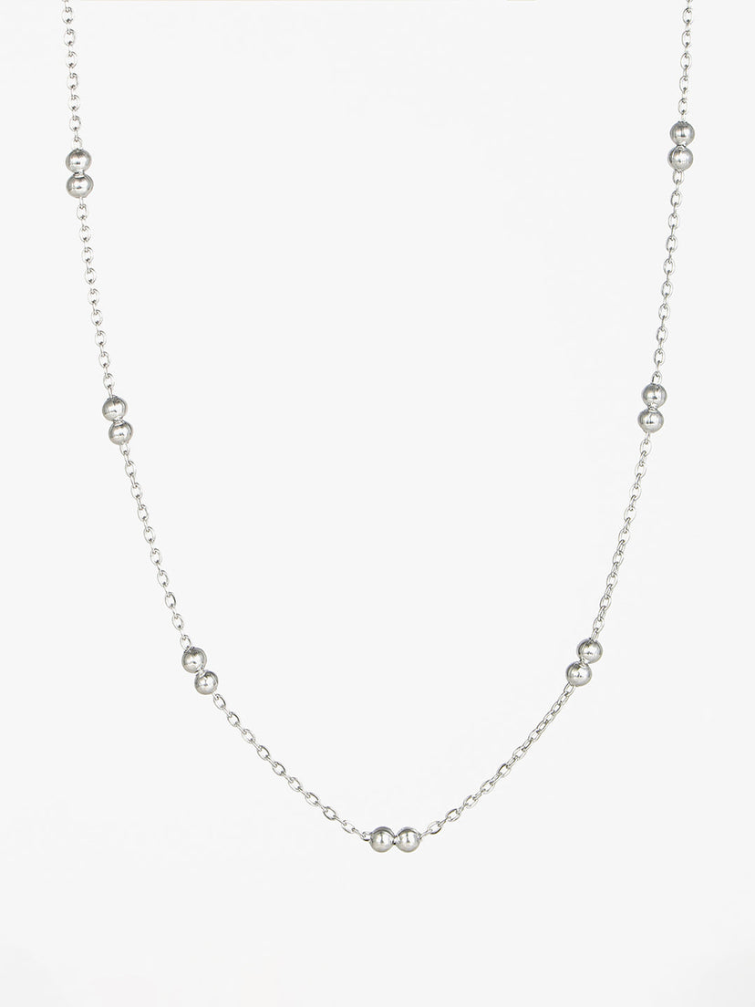 Filine Ball Necklace - Stainless Steel
