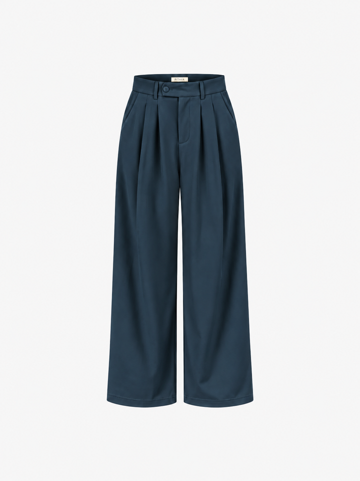 Nora Pants - Petroleum Blue
