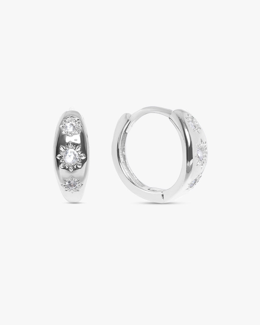 Agnes Earrings - Silver Plated