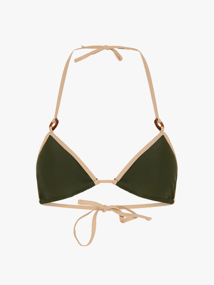 Aya Bikini Top - Army Green