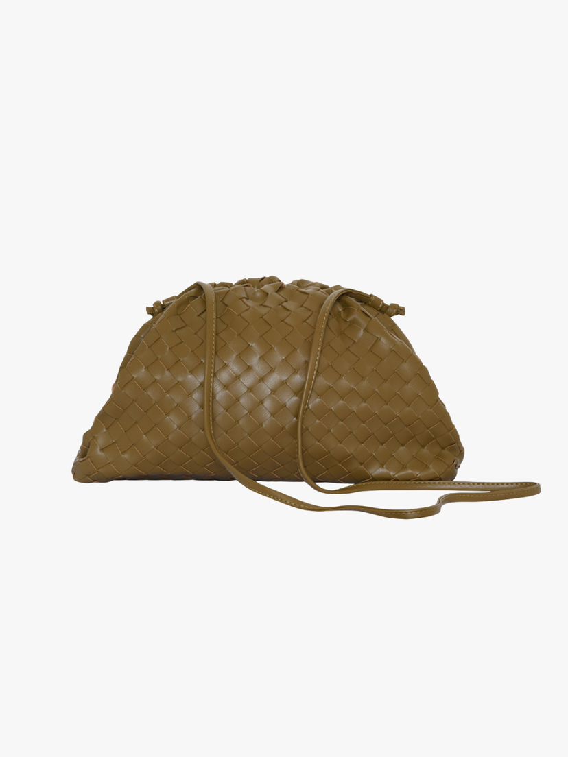 Aya Small Clutch - Dark Olive