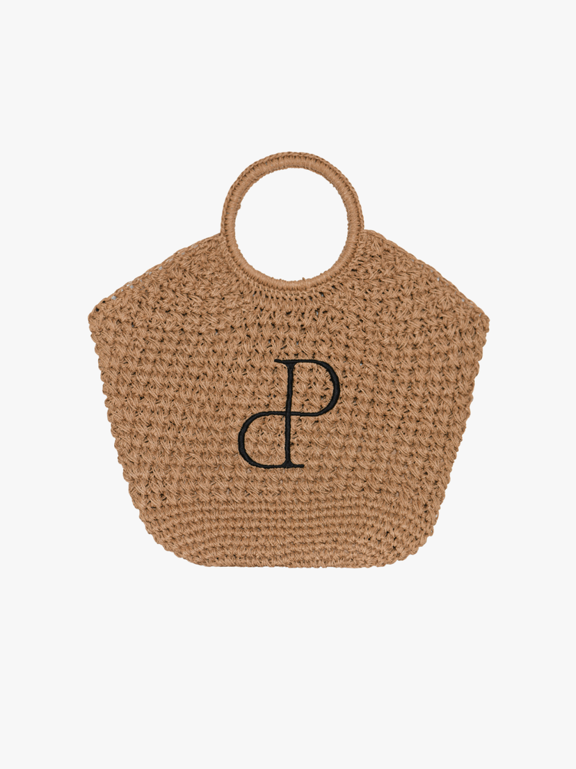 Elma Large Beach Bag - Brown